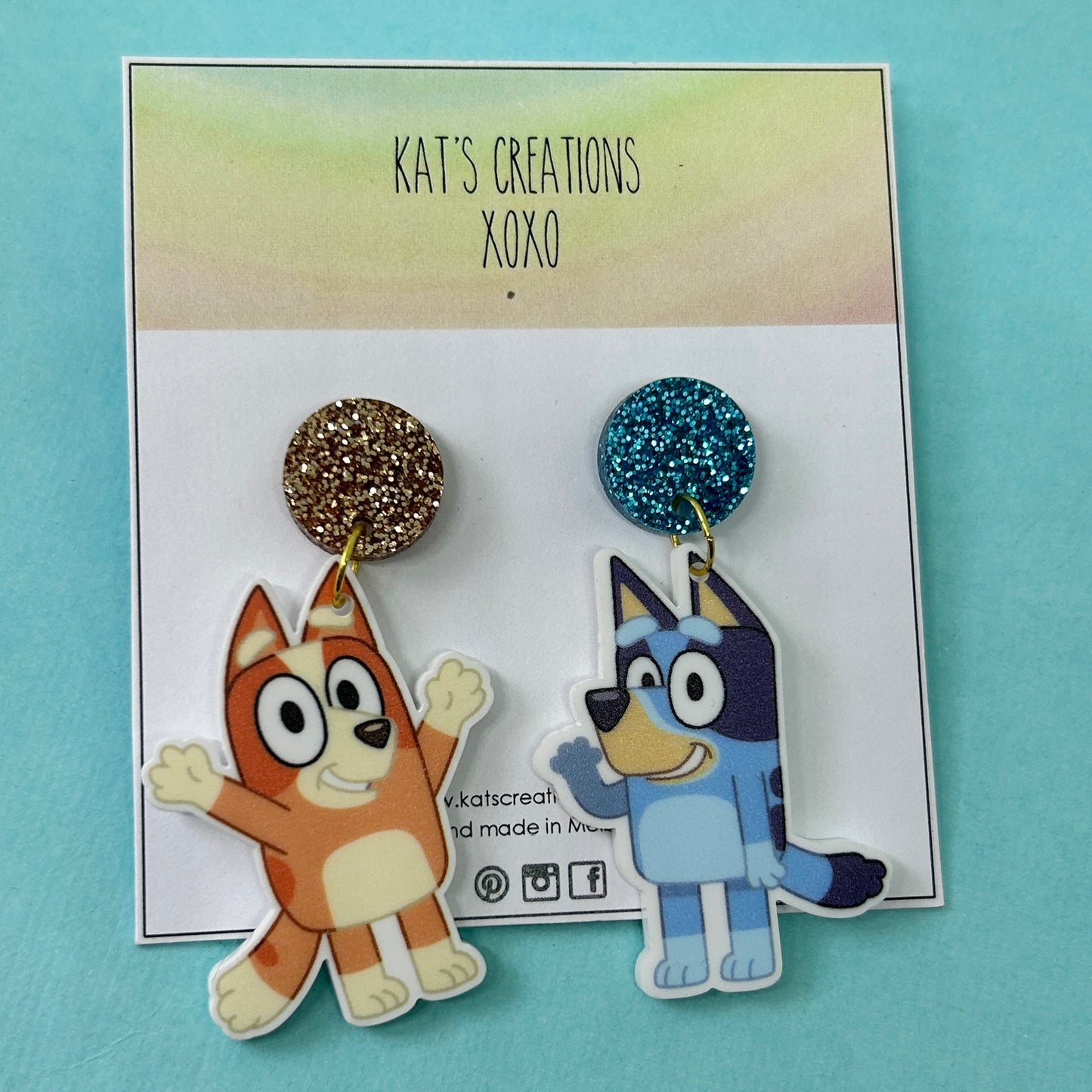 NEW Bluey Dangles