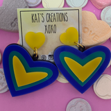 'Triple the Love' heart dangles