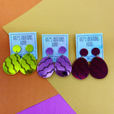 SALE Easter egg mirror dangles