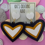 'Triple the Love' heart dangles