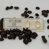 Brunch take away FRAPPUCCINO studs