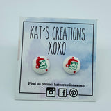 Cute as a Button Studs