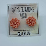 Chrysanthemum/Dahlia Resin Studs