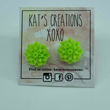 Chrysanthemum/Dahlia Resin Studs