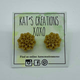 Chrysanthemum/Dahlia Resin Studs
