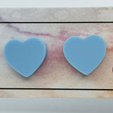 I Heart U in Solid & Strong Studs