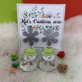 SALE Mega Snowman Christmas Dangles