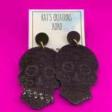 Acrylic Sugar Skull Dangles