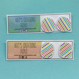 NEW Pattern Pebbles Studs