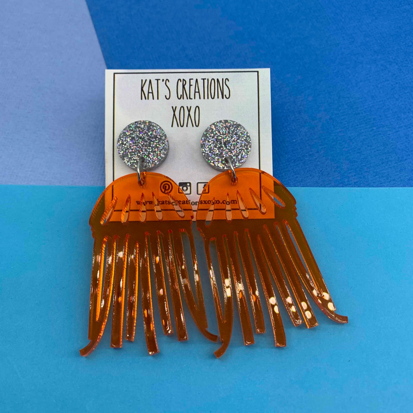 SALE Jellyfish dangles Beach Collection