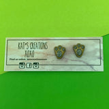 Easter bunny footprint studs