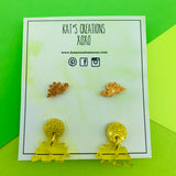 Dino Duo- Stud and dangle set