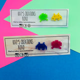 Retro-space invaders Studs