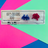 Retro-space invaders Studs