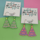 Christmas Tree Hoops