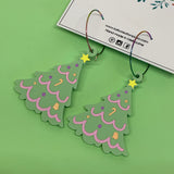 Christmas Tree Hoops