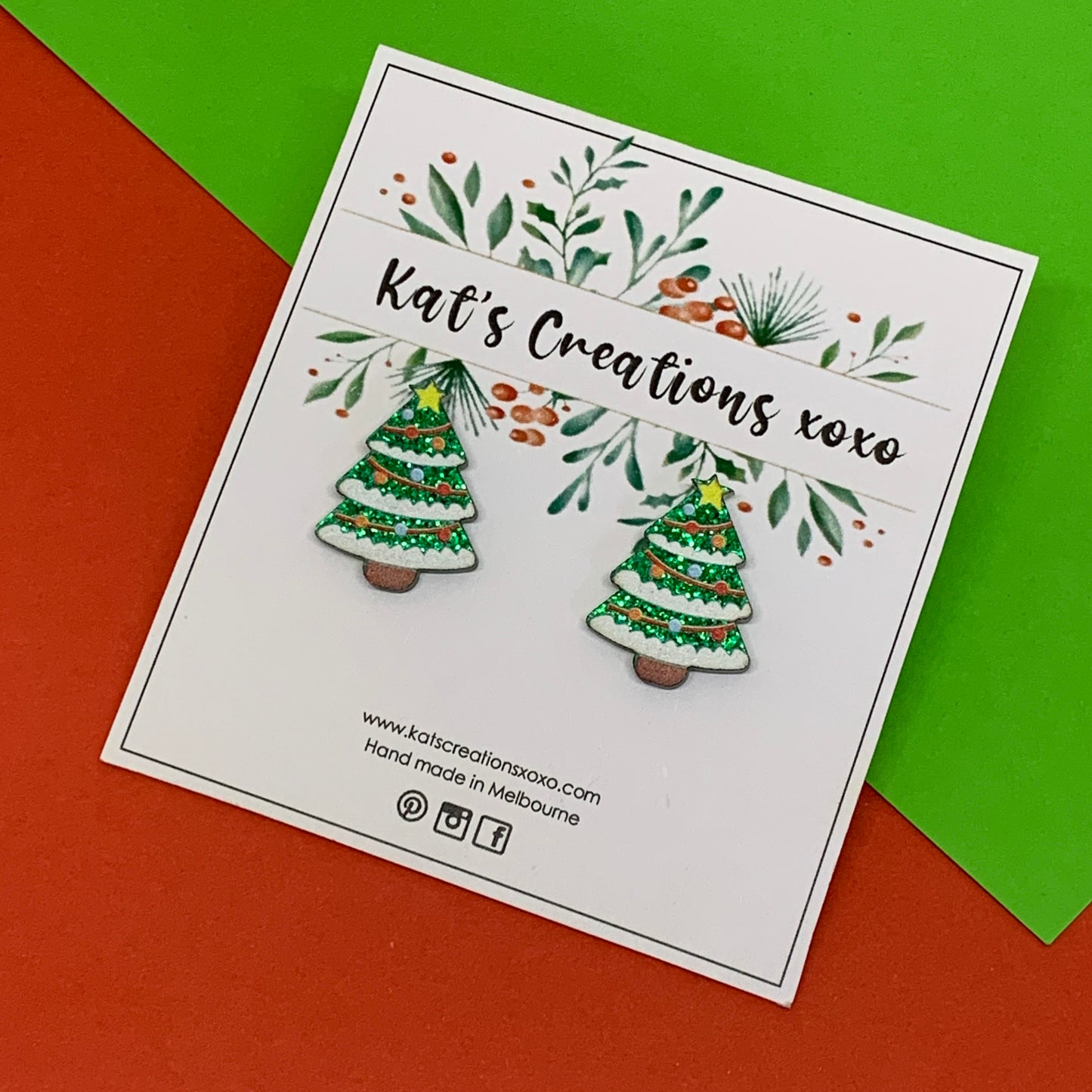 Christmas Studs- Tree