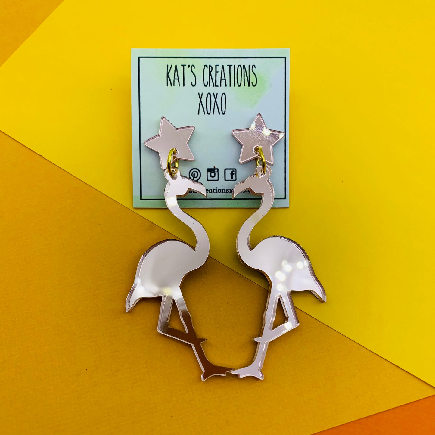 SALE Flamingo Dangle