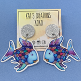 NEW SIZE Mr Rainbow Fish