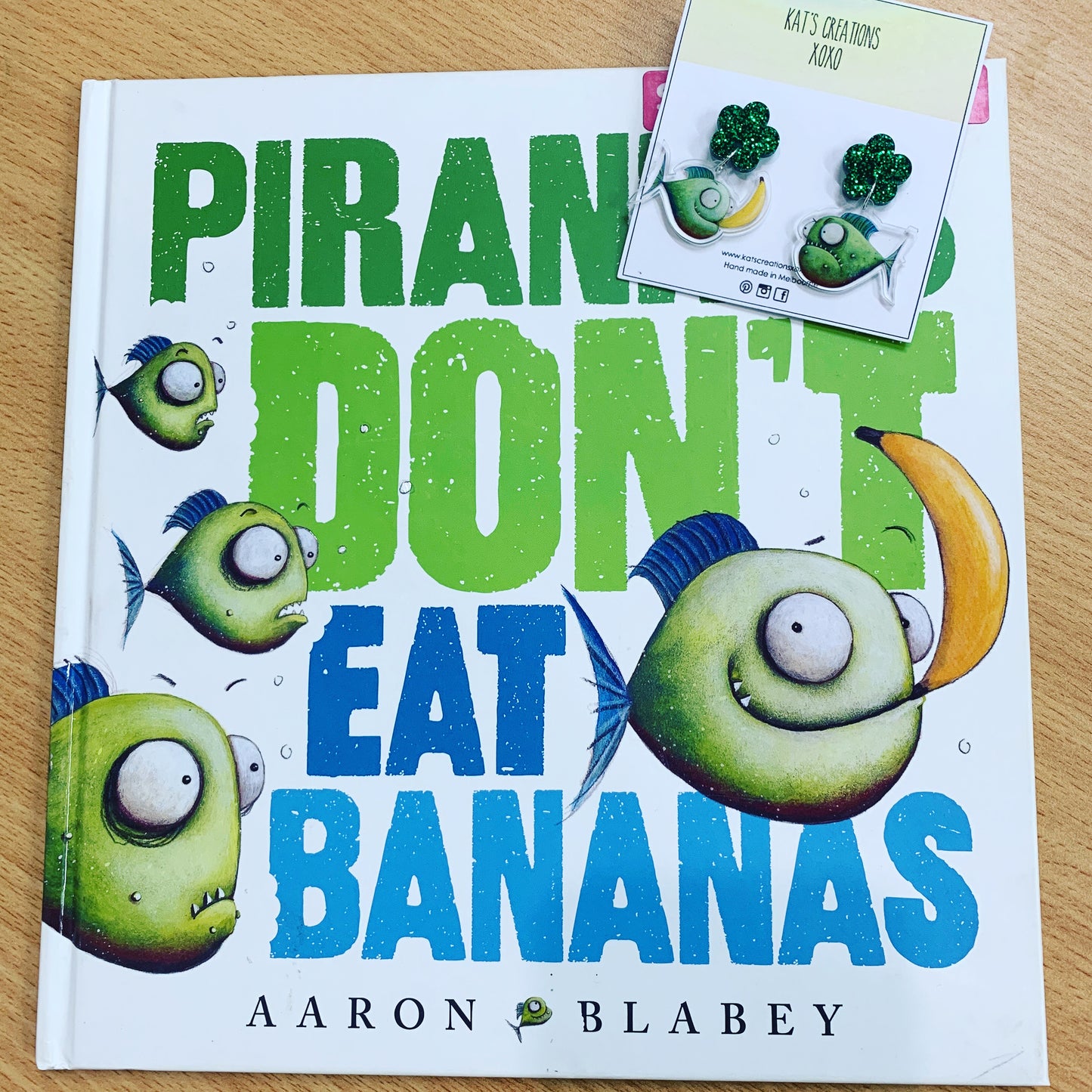 NEW Piranhas & Bananas Dangles