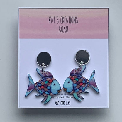 NEW SIZE Mr Rainbow Fish