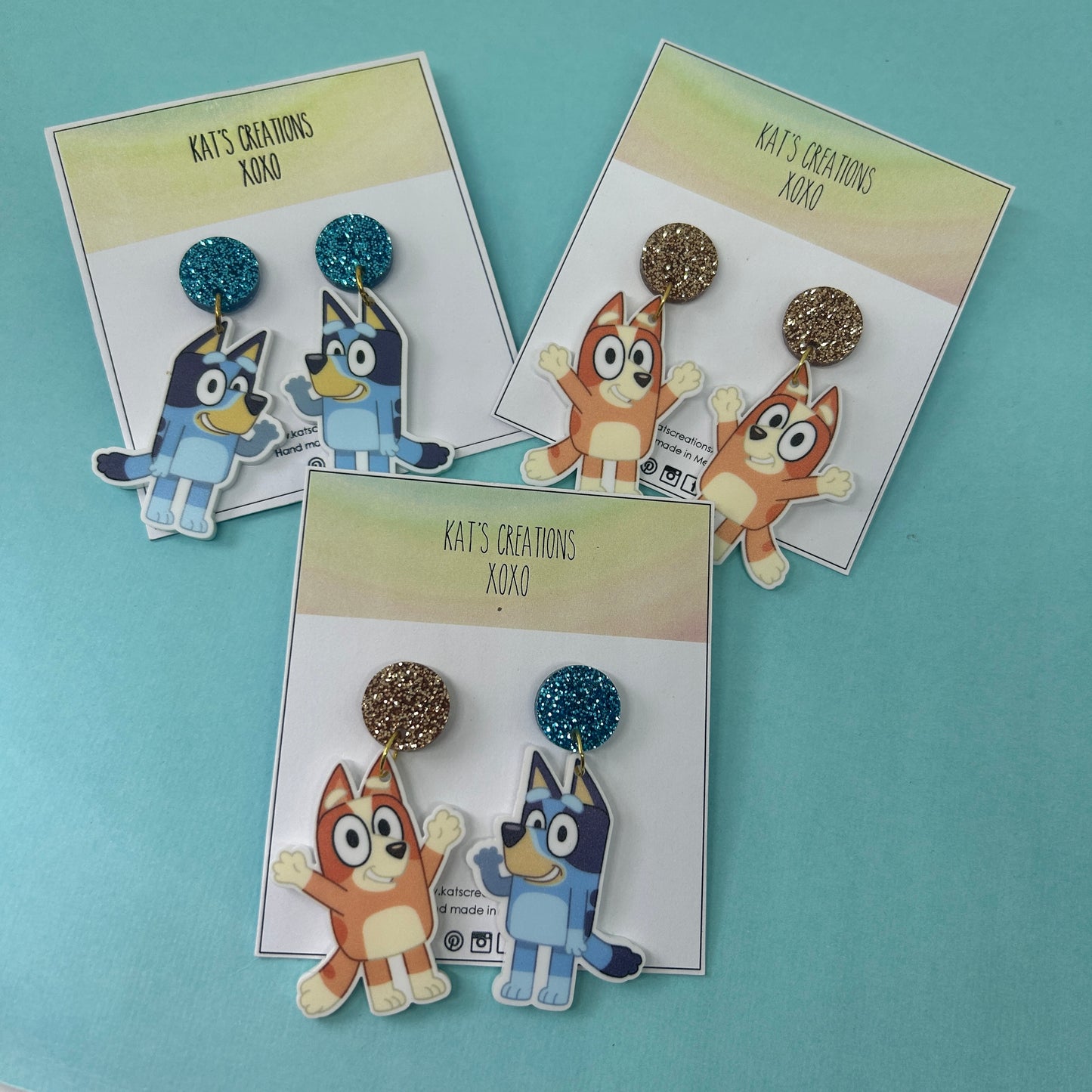 NEW Bluey Dangles
