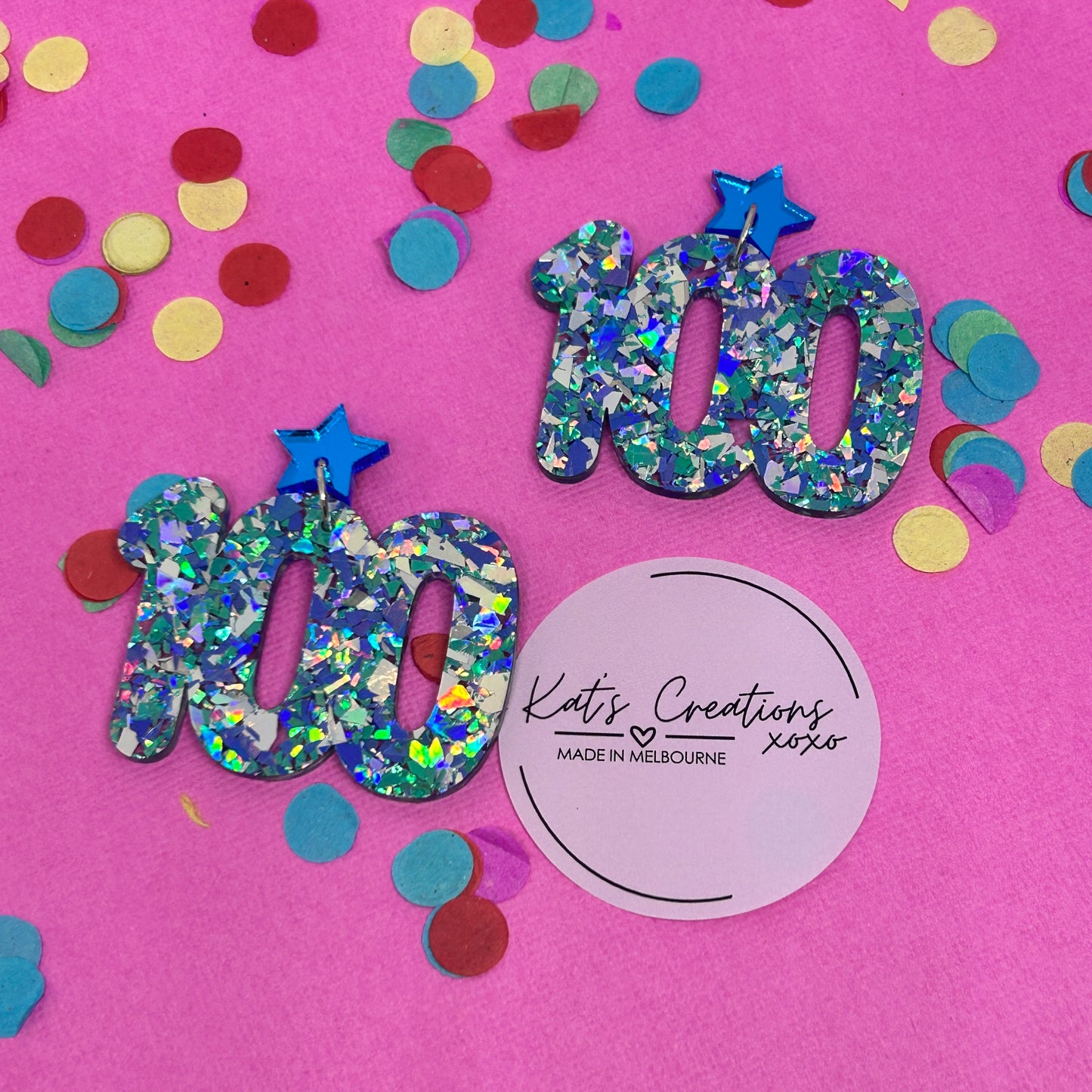 NEW 100 days of school dangles