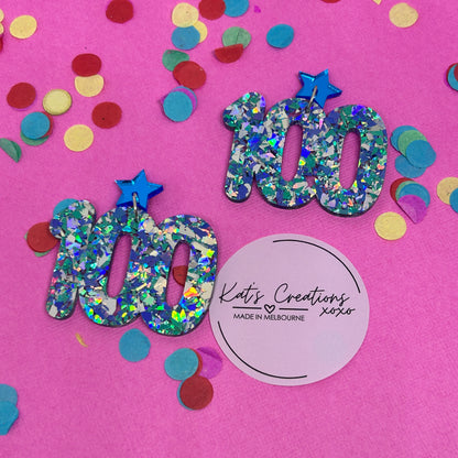 NEW 100 days of school dangles