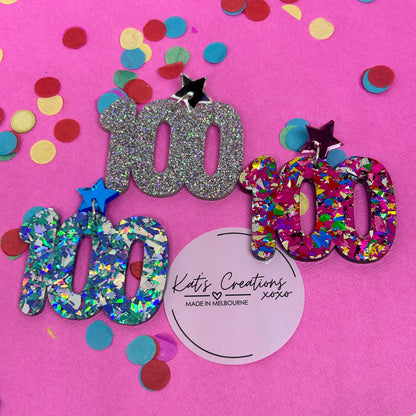 NEW 100 days of school dangles