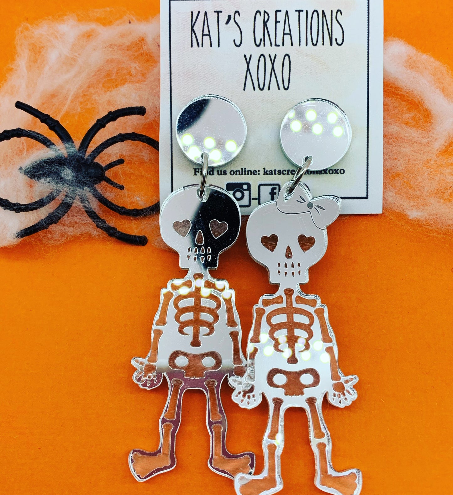 SALE Skeleton Friends Dangles