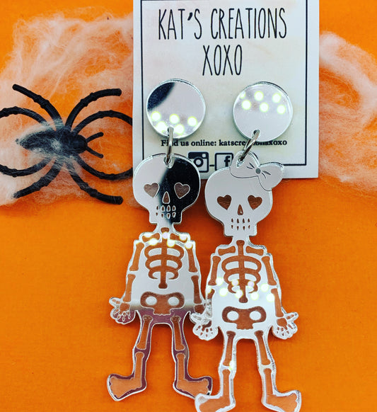 SALE Skeleton Friends Dangles