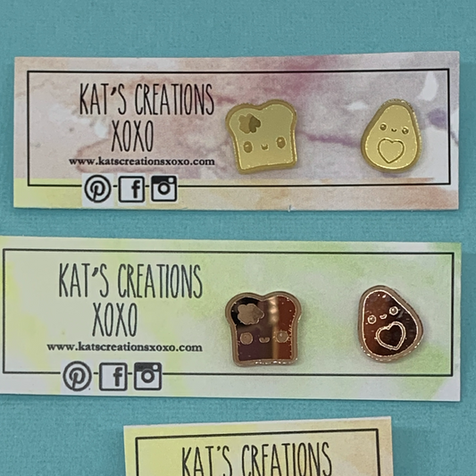 Brunch Avo & Toast studs