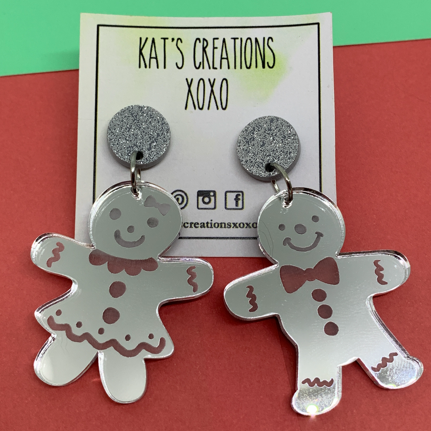 SALE- Christmas Mr & Mrs Gingerbread Man