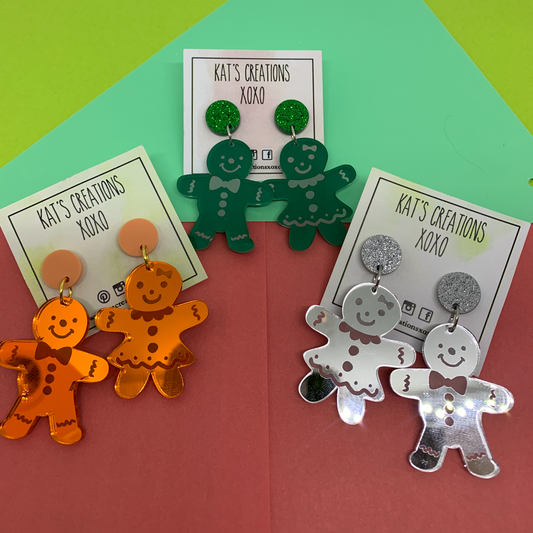 SALE- Christmas Mr & Mrs Gingerbread Man