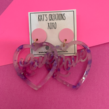 Earrings for a Cause LOVE YOUR BOOBS