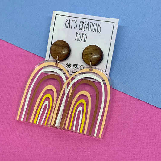 Organic Rainbow Dangle