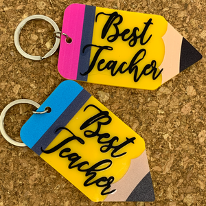 Best Teacher Gift Key Ring