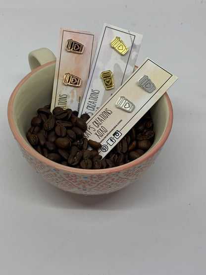 Brunch take away coffee studs