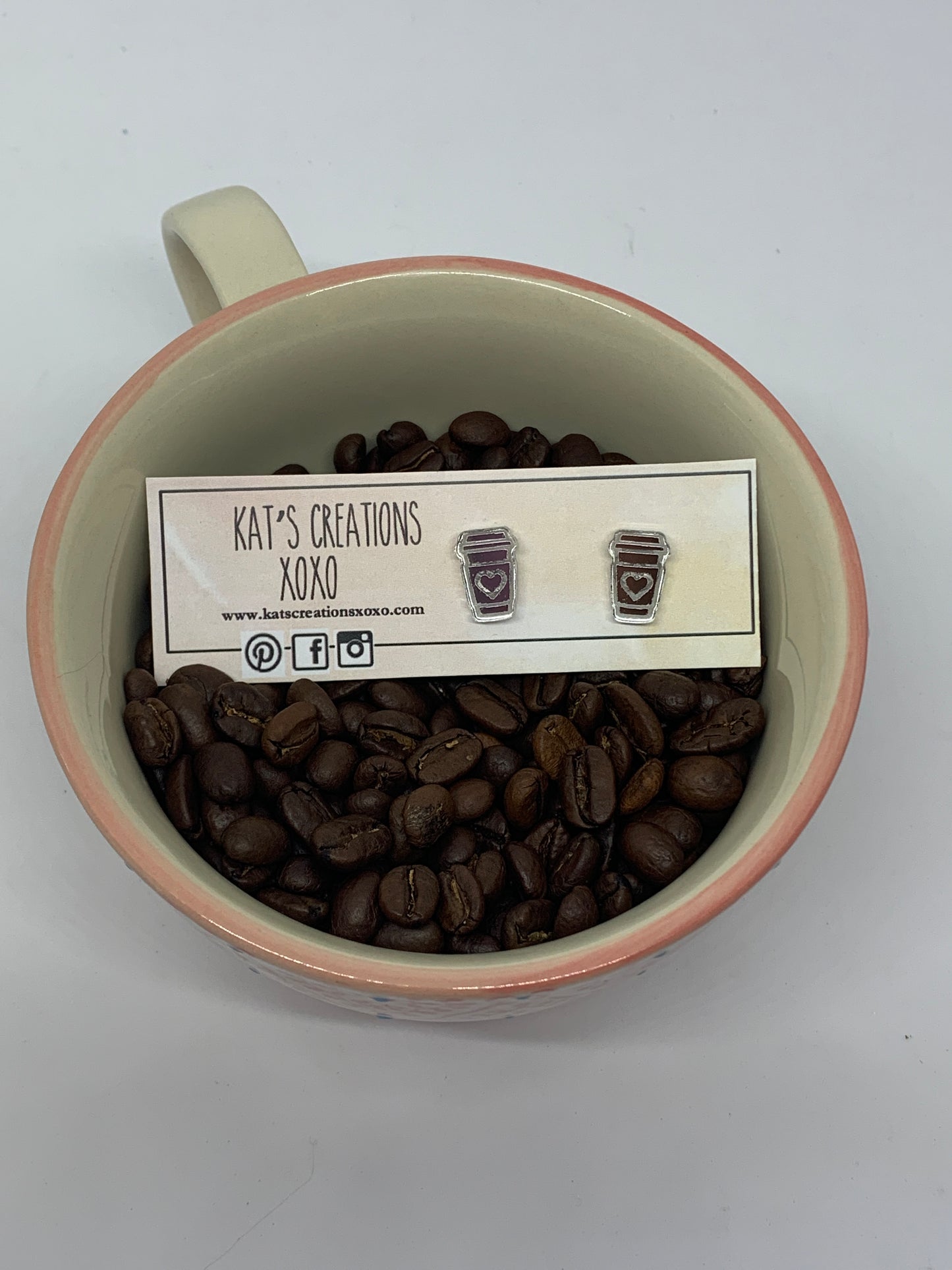 Brunch take away coffee studs