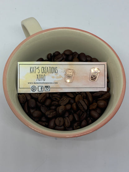 Brunch take away coffee studs