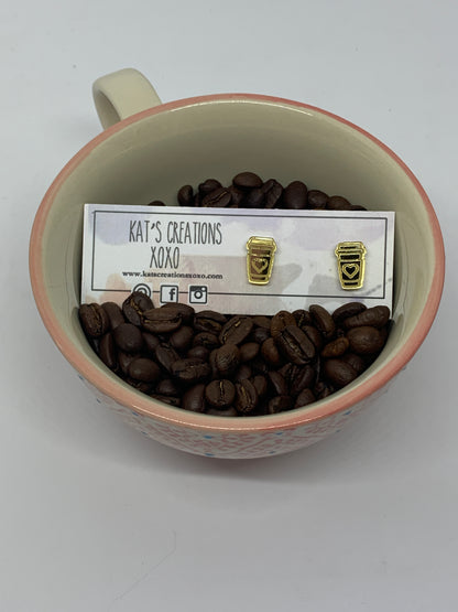 Brunch take away coffee studs