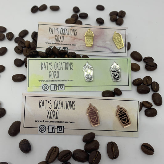 Brunch take away FRAPPUCCINO studs