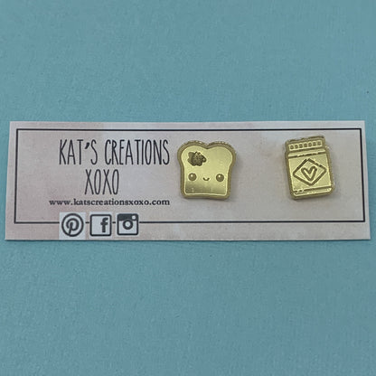 Brunch Vegemite & Toast studs