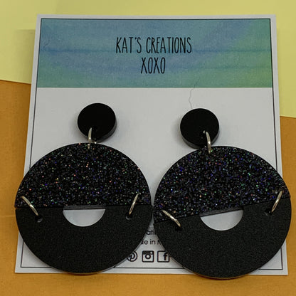 Selina Glitter & Mirror Dangles