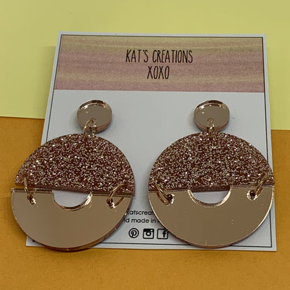Selina Glitter & Mirror Dangles