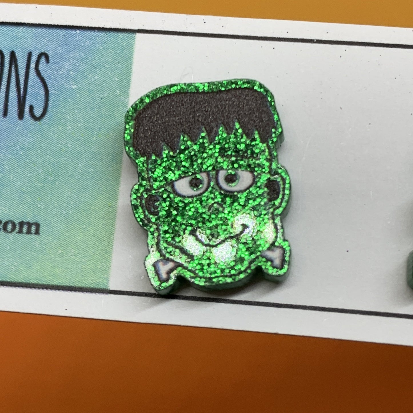 Halloween Studs, Witch, Frankenstein, Ghost