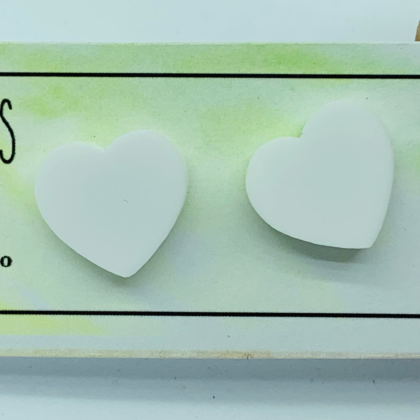 I Heart U in Solid & Strong Studs