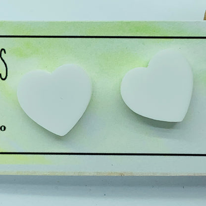 I Heart U in Solid & Strong Studs