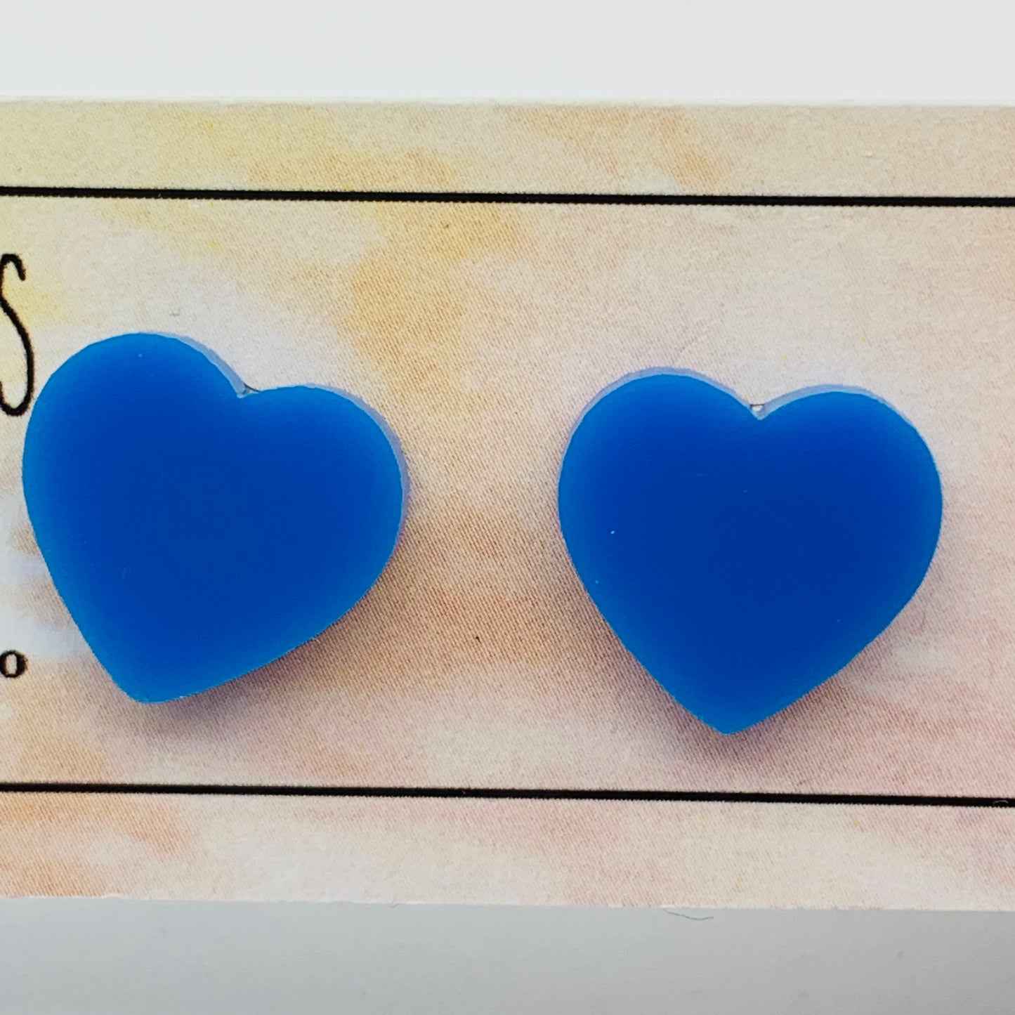 I Heart U in Solid & Strong Studs