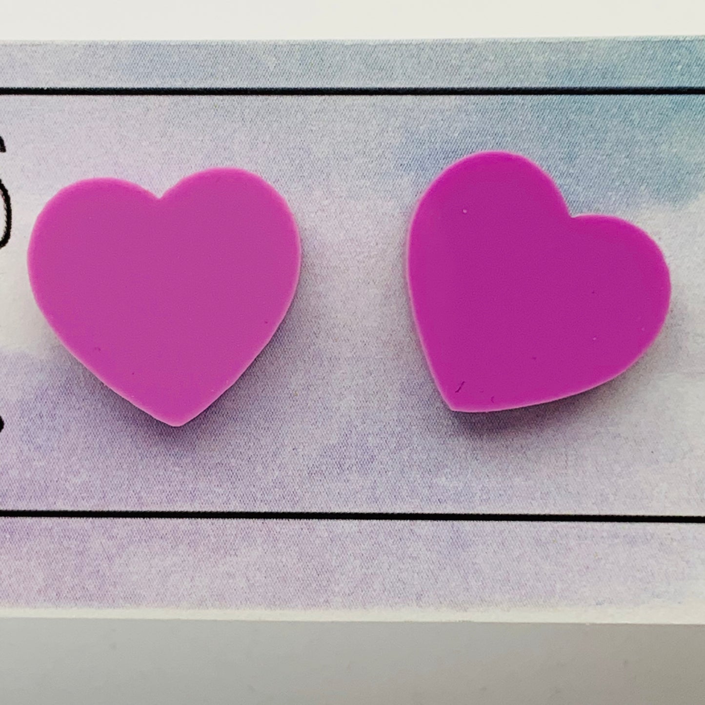 I Heart U in Solid & Strong Studs